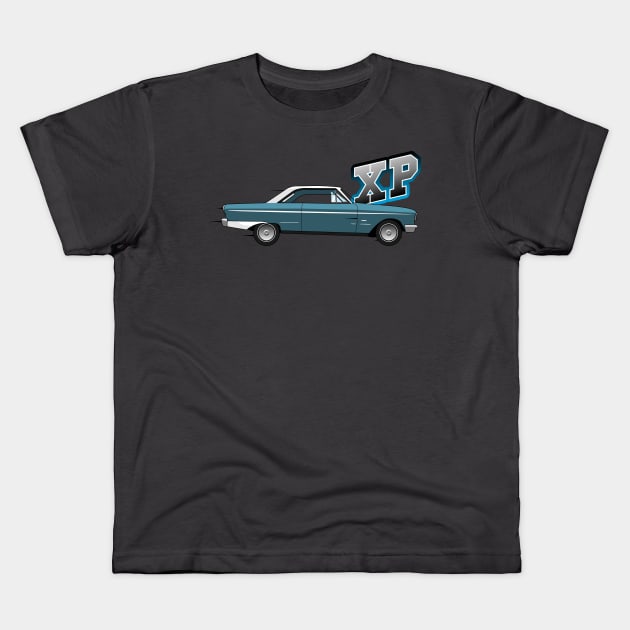XP Falcon 1966 - Australian Muscle Car Kids T-Shirt by CC I Design